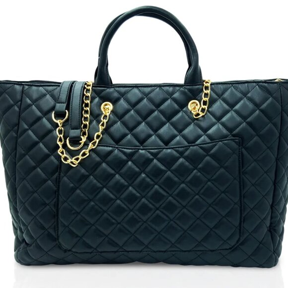 Gilda Paris Quilted Large Tote NWT - Picture 3 of 5